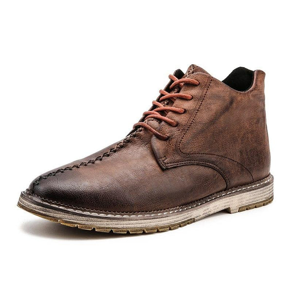 Shoes - New Men's Vintage Leather Martin Boots – Jollmall