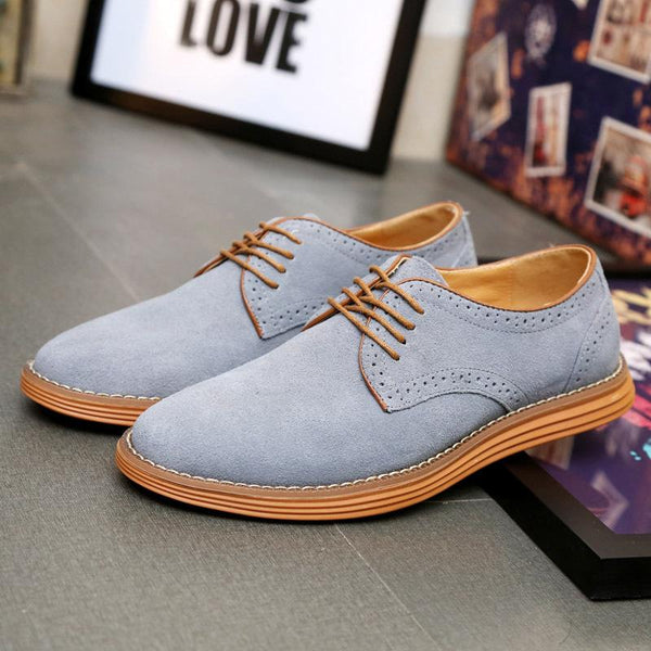 Men's Shoes - Fashion Of New Leather Shoes With Round Head – Jollmall