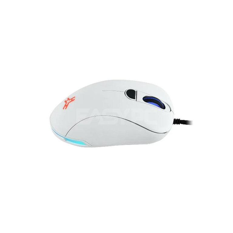 Rakk Kaptan RGB Black/White Gaming Mouse | Rakk.ph