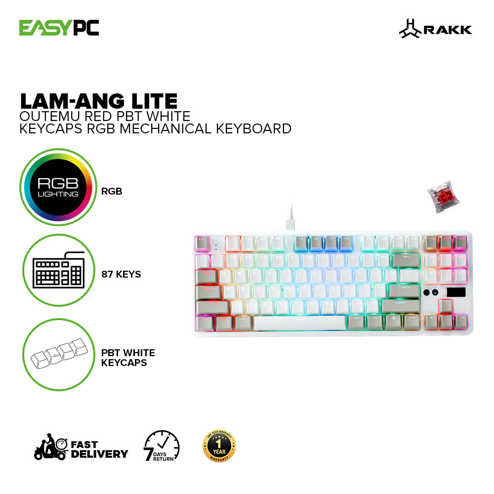 rakk white mechanical keyboard