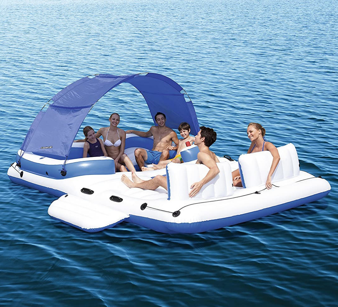 Bestway Inflatable float Tropical Breeze Island - 3.89M x 2.74M