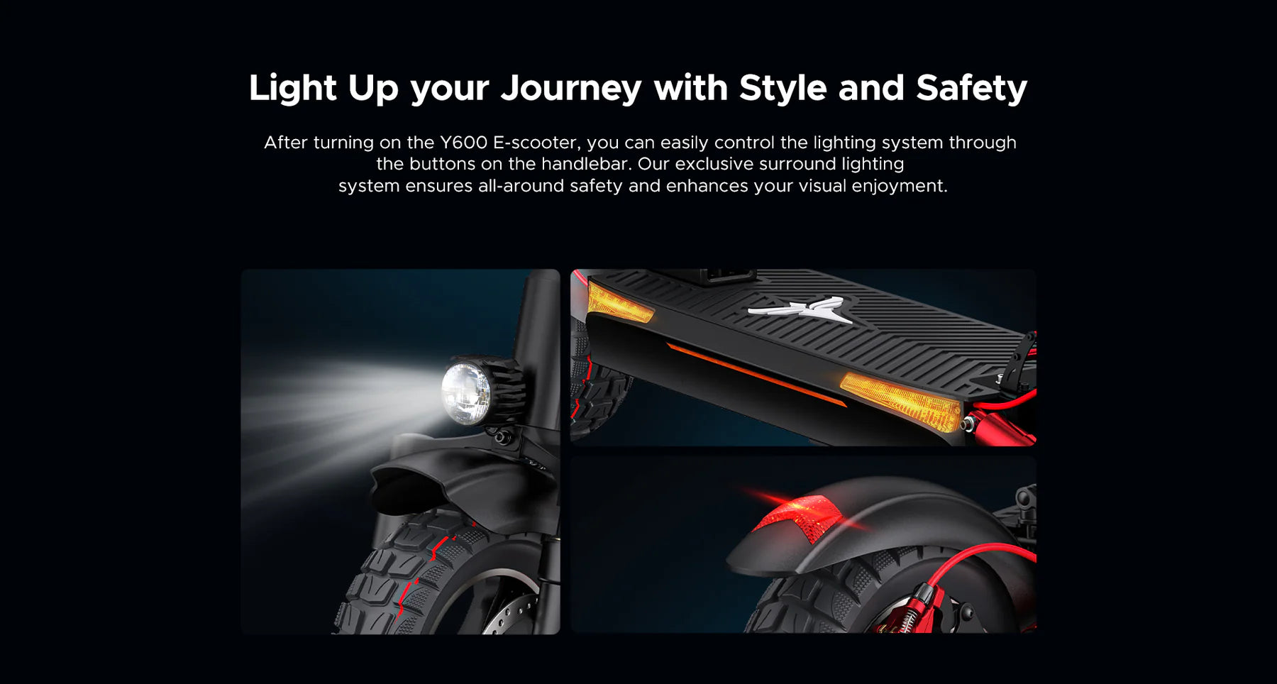 ENGWE Y600 EScooter, Electric Scooter Dubai for Adults at Rafplay With 1 Year Warranty