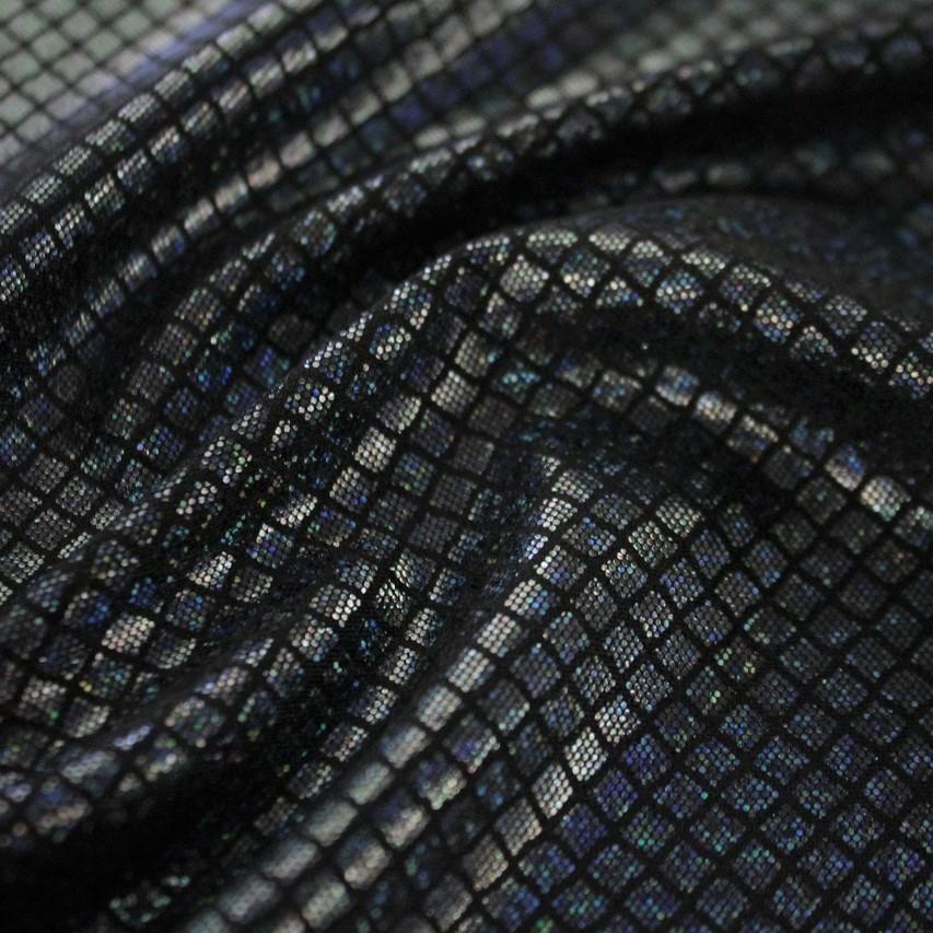 Illusion Foil Printed Spandex | Blue Moon Fabrics