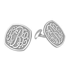 18mm Classic Cushion Monogram Cufflinks