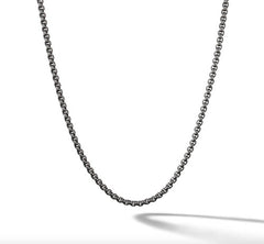Box Chain Necklace in Stainless Steel