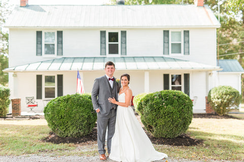 Fink's Customers Cara and Dayton on their Wedding Day