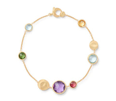 Marco Bicego Jaipur Color Yellow Gold Mixed Gemstone Bracelet