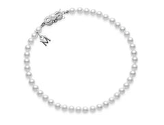 Mikimoto Akoya Pearl 18K White Gold Bracelet