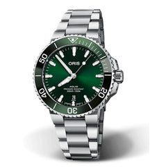 Oris Aquis Date Watch with Stainless Steel Bracelet, 41.50mm