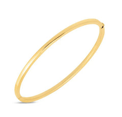 Roberto Coin Designer Gold 18K Yellow Gold Oval Bangle