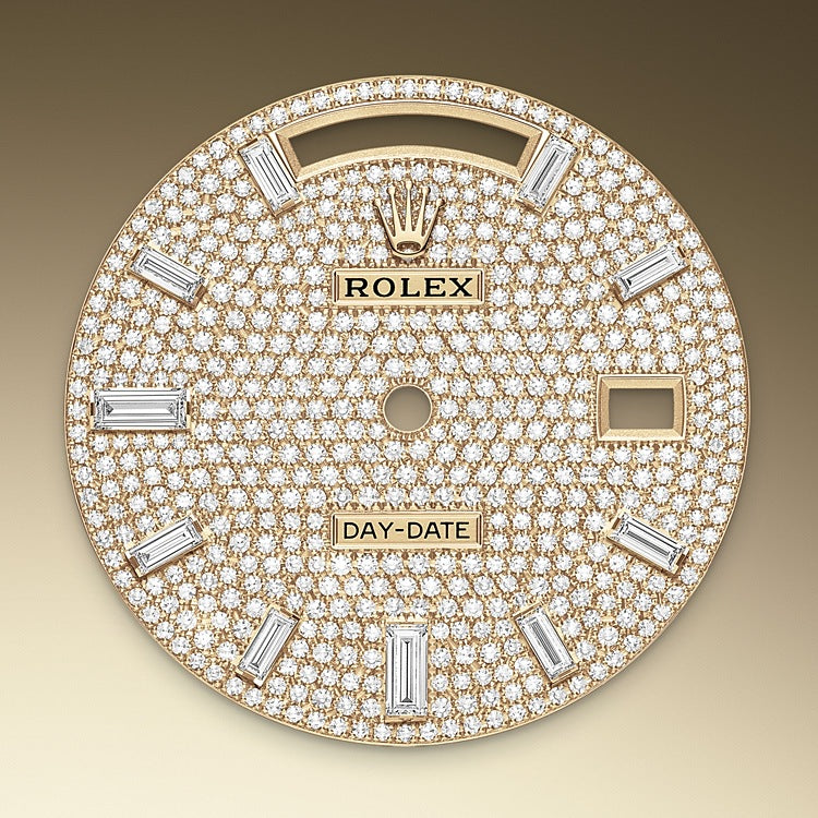 Rolex Datejust Oyster, 31 mm, yellow gold and diamonds, M278288RBR-0006