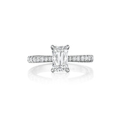 ASHOKA® Diamond Center Stone Engagement Ring
