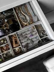 Dresser Drawer with Jewelry Tray Organization