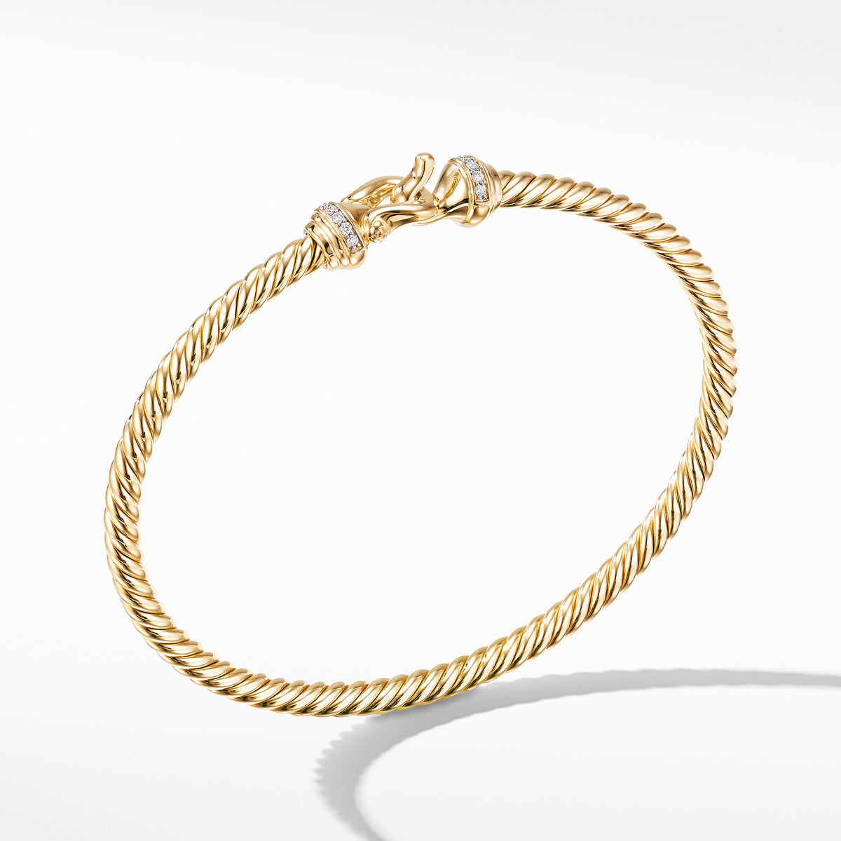 David Yurman Buckle Bracelet in 18K Yellow Gold | Fink's