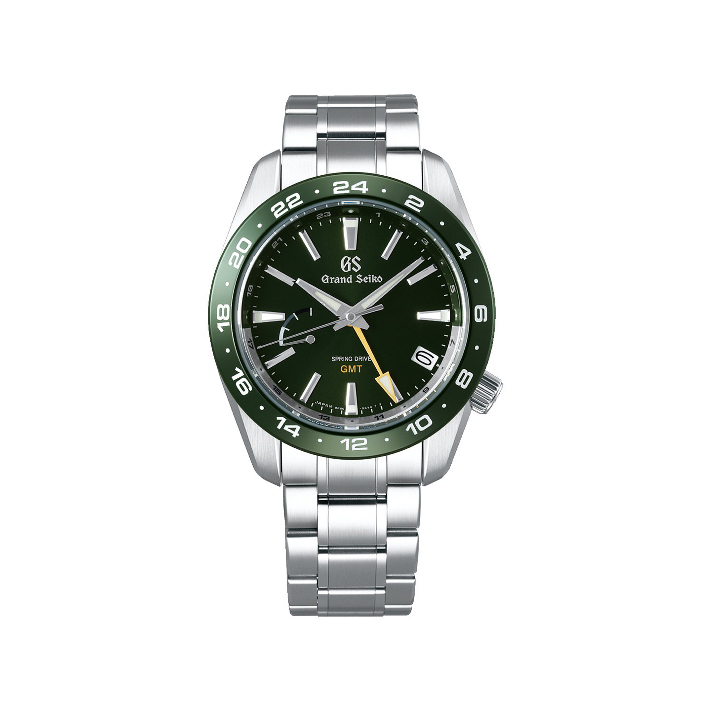 Grand Seiko Sport Watch with Green Dial and Bezel | Fink's