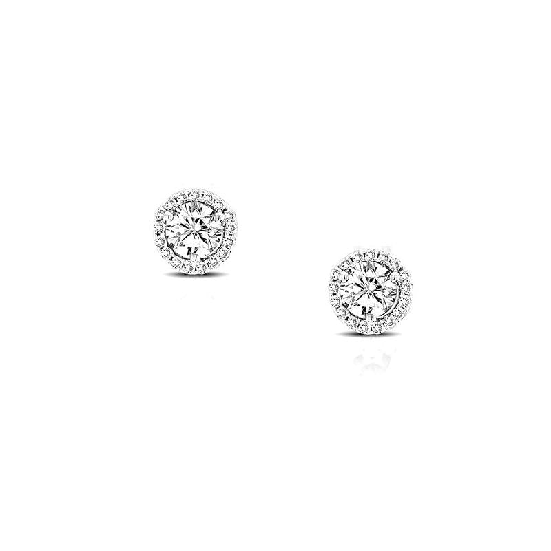 diamond stud earrings