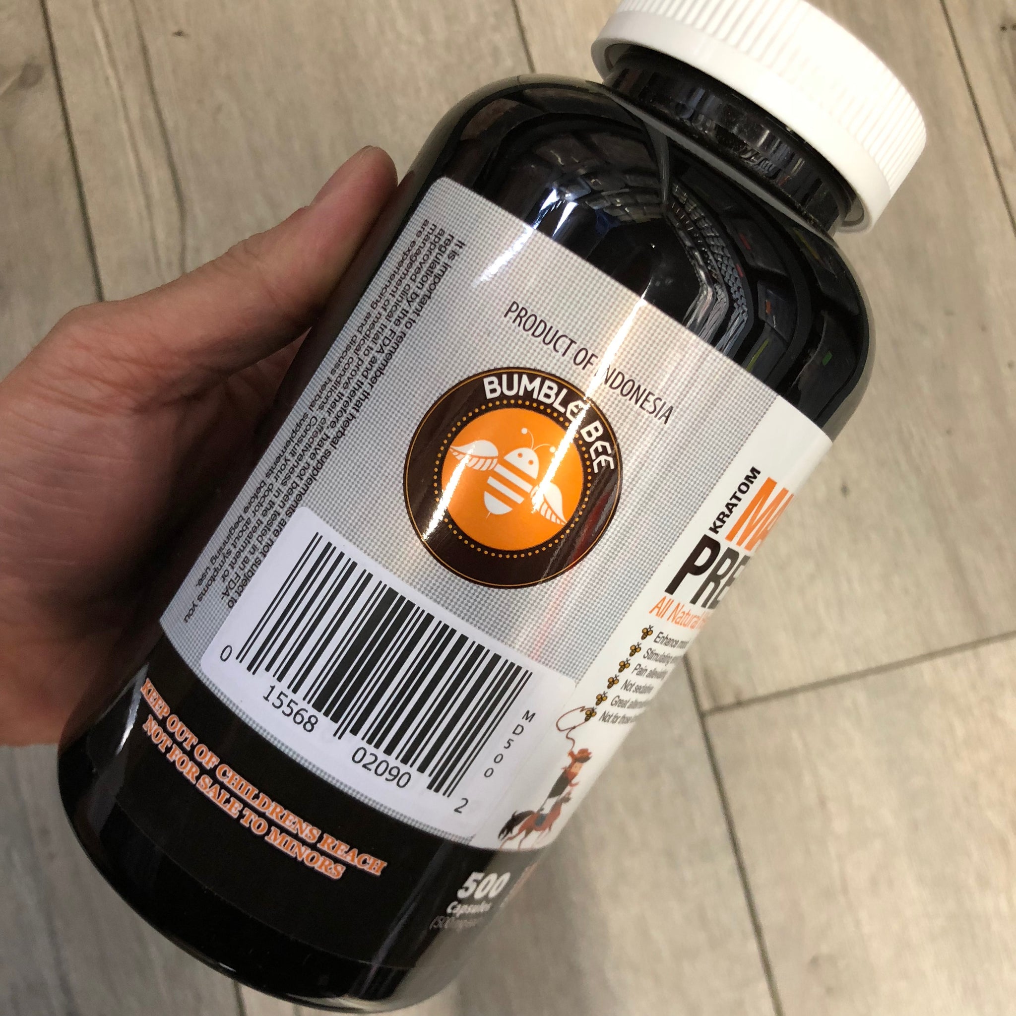 Bumble Bee Kratom Capsule Maeng Da