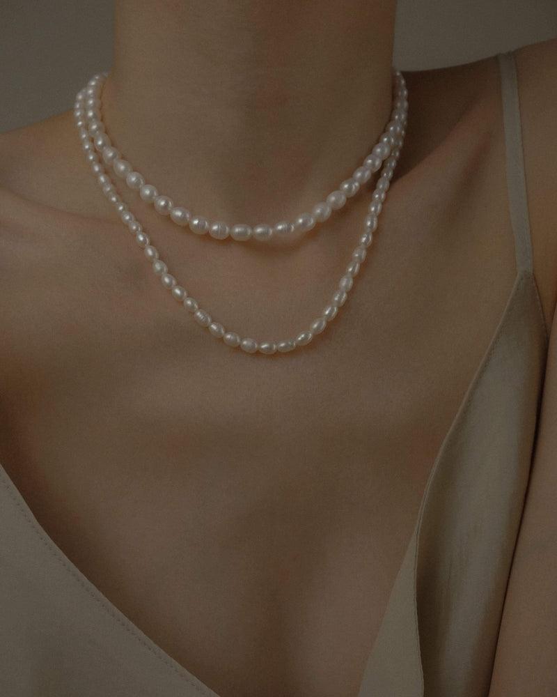 strand of aqua pearls