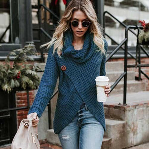 o neck Solid girl Sweater Pullover Tops - Jeybeauty
