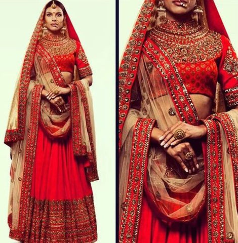 bridal lehenga blouse designs