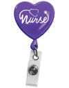 Prestige Medical ID Holder Nurse Heart on Purple Prestige Retracteze ID Holder