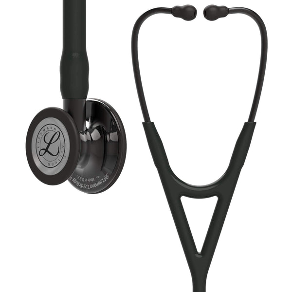 3M Littmann Cardiology Stethoscopes Smoke Black/Black Stem 3M Littmann Cardiology IV Stethoscopes