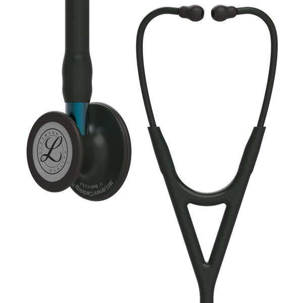 3M Littmann Cardiology Stethoscopes Black Tube Head Chest Blue Stem 3M Littmann Cardiology IV Stethoscopes