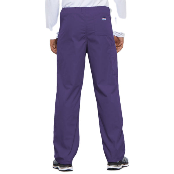 Cherokee Workwear 4100 Scrubs Pants Unisex Drawstring Cargo Grape 3XL