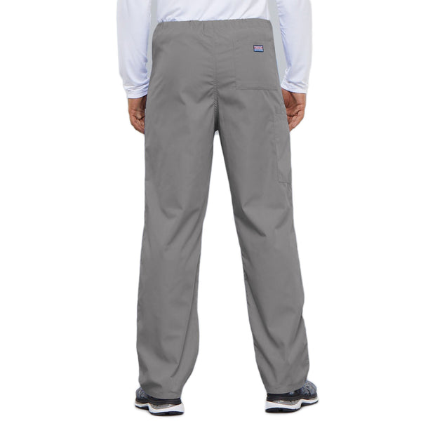 Cherokee Workwear 4100 Scrubs Pants Unisex Drawstring Cargo Grey 3XL