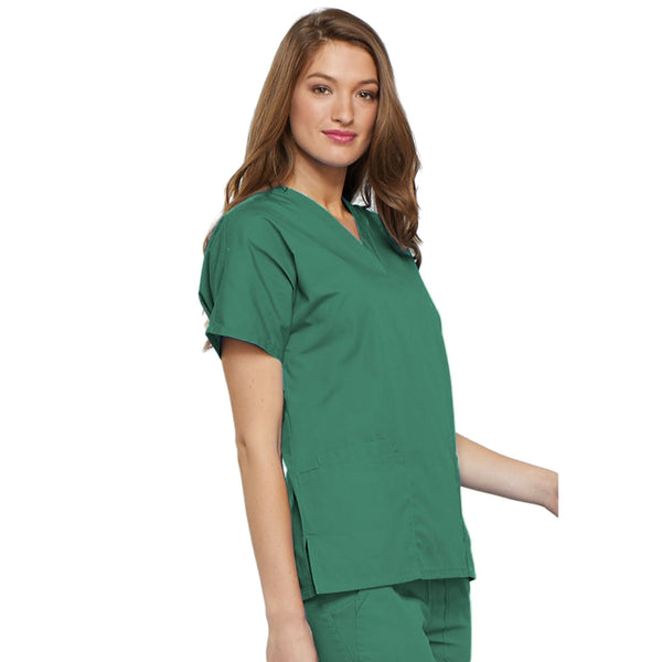 Cherokee Workwear 4700 Scrubs Top Women's V-Neck Surgical Green 5XL
