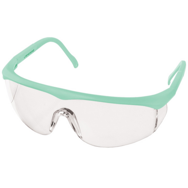 Prestige Colored Full Frame Safety Glasses Aqua Sea
