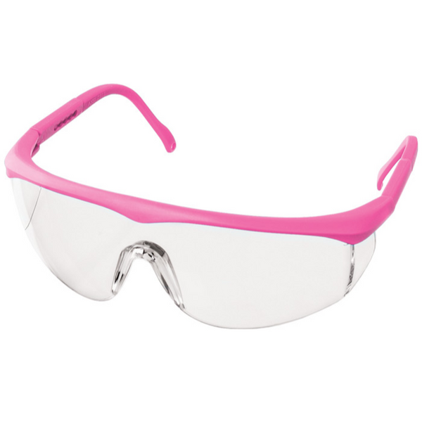 Prestige Colored Full Frame Safety Glasses Hot Pink