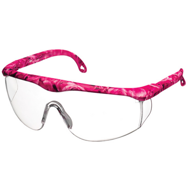 Prestige Printed Full Frame Adjustable Safety Glasses Rose