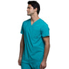 Cherokee Infinity CK900A Scrubs Top Men's V-Neck Teal Blue 4XL