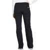 Cherokee Workwear WW210 Scrubs Pants Women's Mid Rise Straight Leg Pull-on Cargo Black 3XL