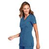 Cherokee Workwear WW645 Scrubs Top Women's V-Neck Caribbean Blue 5XL