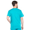 Cherokee Workwear Revolution WW670 Scrubs Top Men's V-Neck Teal Blue 3XL