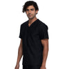 Cherokee Top Cherokee Form CK885 Scrubs Top Men Black