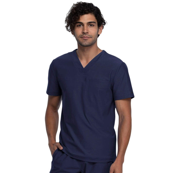 Cherokee Top 3XL Cherokee Form CK885 Scrubs Top Men Navy