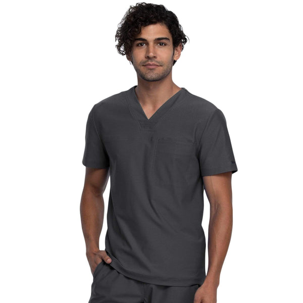 Cherokee Top Cherokee Form CK885 Scrubs Top Men Pewter