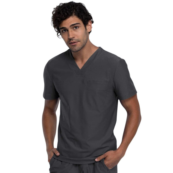 Cherokee Top Cherokee Form CK885 Scrubs Top Men Pewter