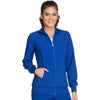 Cherokee Scrubs Jacket Cherokee Infinity 2391A Scrubs Jacket Women's Zip Front Warm-Up Galaxy Blue