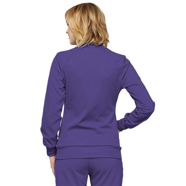 Cherokee Scrubs Jacket Cherokee Infinity 2391A Scrubs Jacket Women's Zip Front Warm-Up Grape