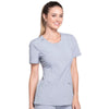 Cherokee Scrubs Top Cherokee Infinity 2624A Scrubs Top Women's Round Neck Grey