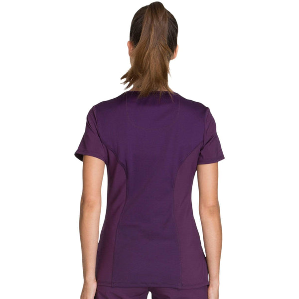 Cherokee Scrubs Top Cherokee Infinity 2625A Scrubs Top Women's Mock Wrap Eggplant