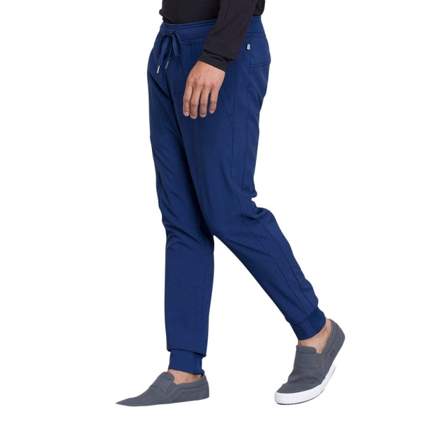 Cherokee Scrubs Pants Cherokee Infinity CK004A Scrubs Pants Men's Natural Rise Jogger Navy