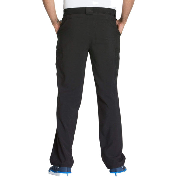 Cherokee Scrubs Pants Cherokee Infinity CK200A Scrubs Pants Men's Fly Front Black