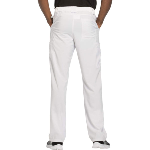 Cherokee Scrubs Pants Cherokee Infinity CK200A Scrubs Pants Men's Fly Front White