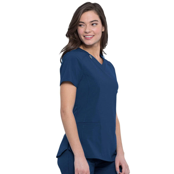 Cherokee Top Cherokee Infinity CK865A Scrubs Top Women Navy