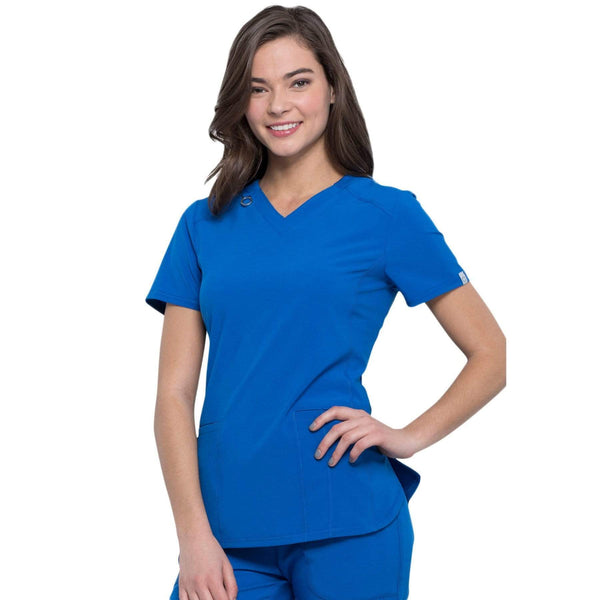 Cherokee Top Cherokee Infinity CK865A Scrubs Top Women Royal